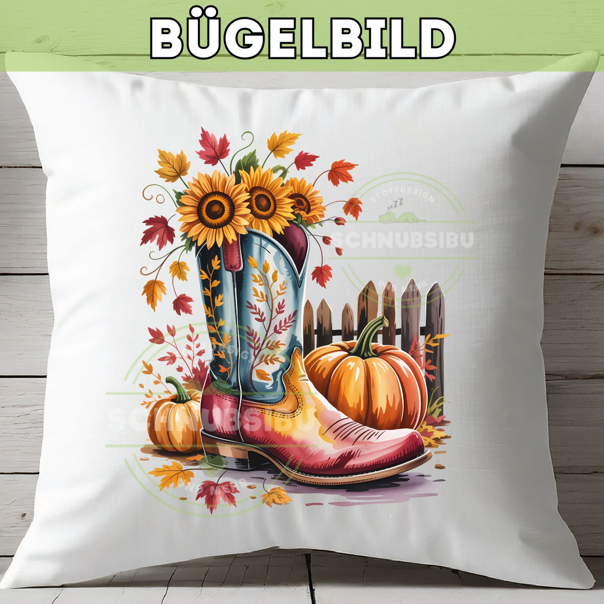 Bügelbild Halloween/Herbst VB